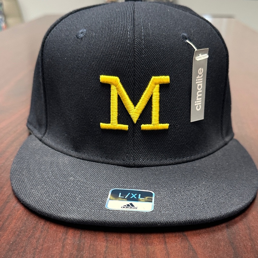 NWT University of Michigan Flat Bill Cap